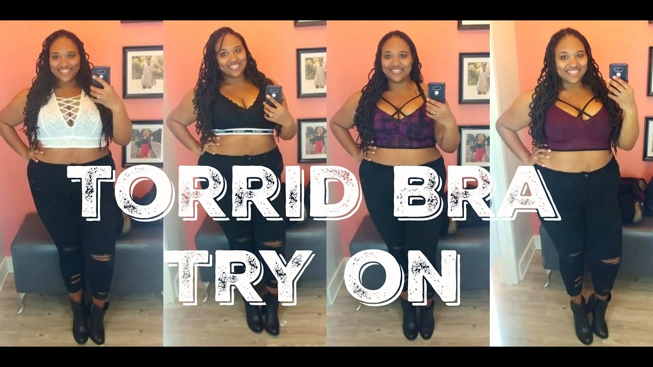 Plus Size Dressing Room Torrid Bra Try-On 