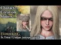 ELDEN RING Character Creation - St.Trina (Unique interpretation)