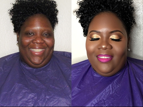 GOLD GLITTER CUT
