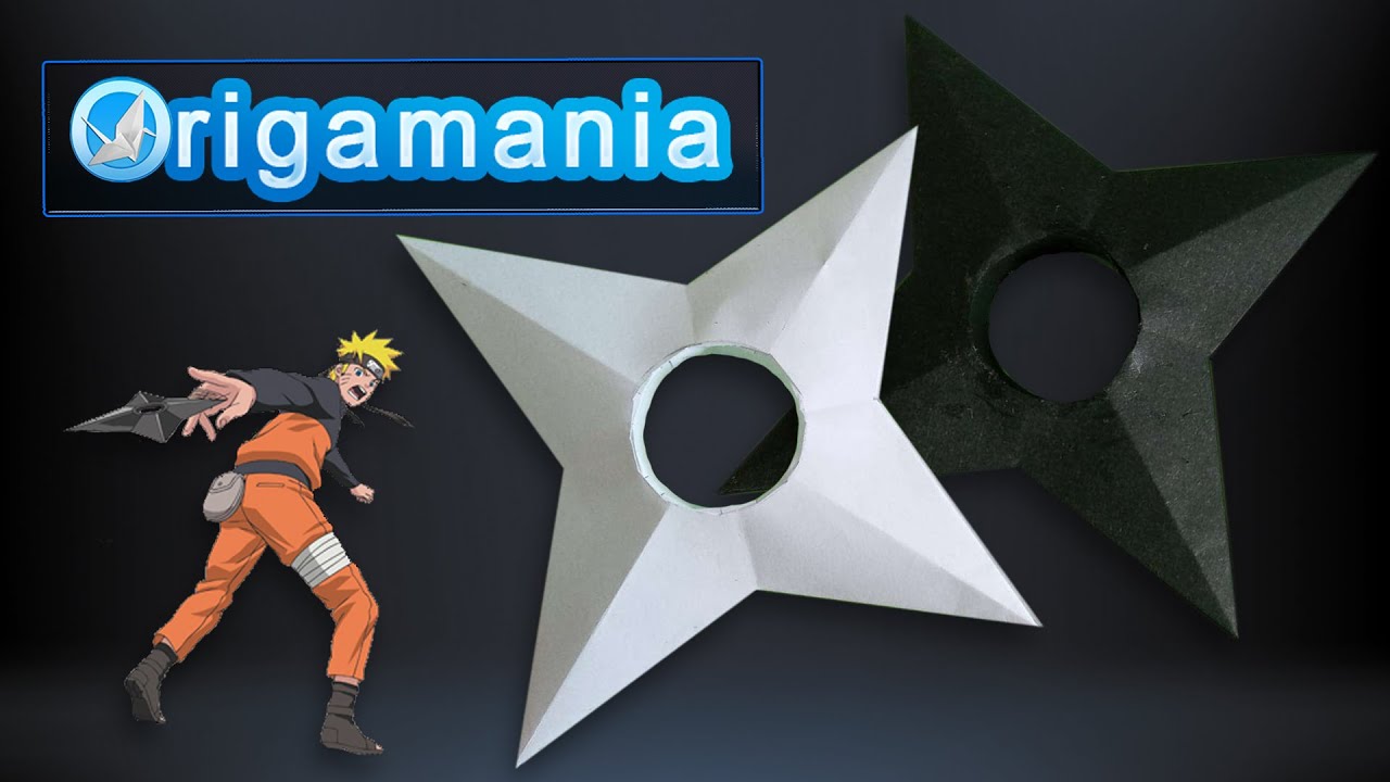 Estrela Ninja - Shuriken de Papel do Naruto - YouTube
