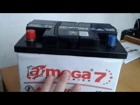Определение полярности автомобильного аккумулятора