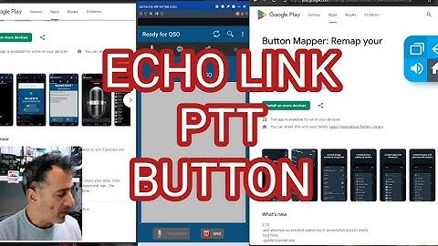 PTT Button Echolink - Using Button Mapper