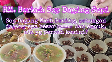 Sop Daging Sapi at RM. Berkah Sop Daging Sapi, Jln. Jeruk Purut No. 22 ⭐⭐⭐⭐⭐👌🏻