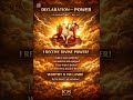 DECLARATION FOR TODAY: POWER ( SEVENFOLD BLESSINGS). #POWER#LAMB#BLESSING#PRAYER#IGS