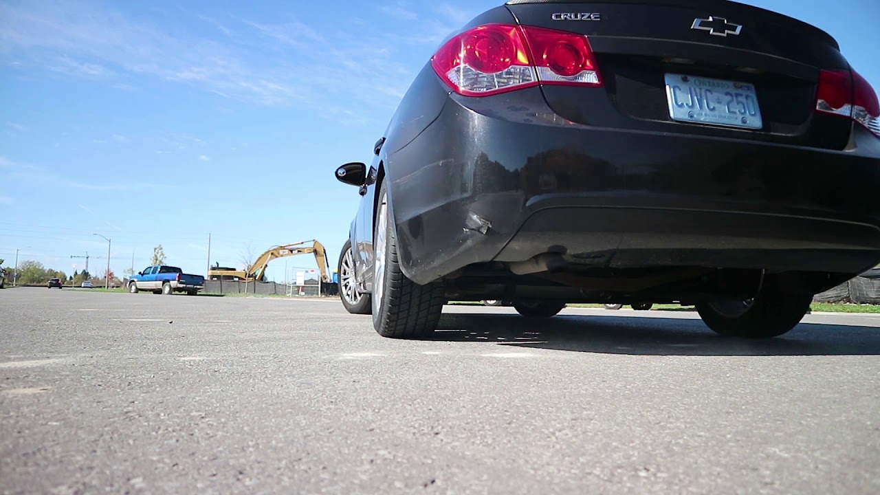 2011 Chevy Cruze Cat-back Exhaust (Muffler+Resonator Delete!) - YouTube