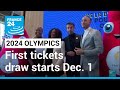 Luck of the draw for first ticket sales for Paris 2024 Olympics • FRANCE 24 English