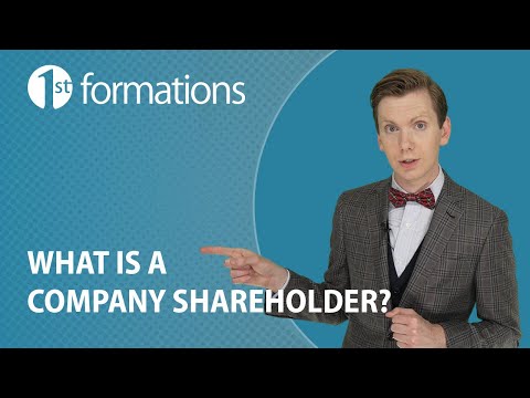 What is a company shareholder?