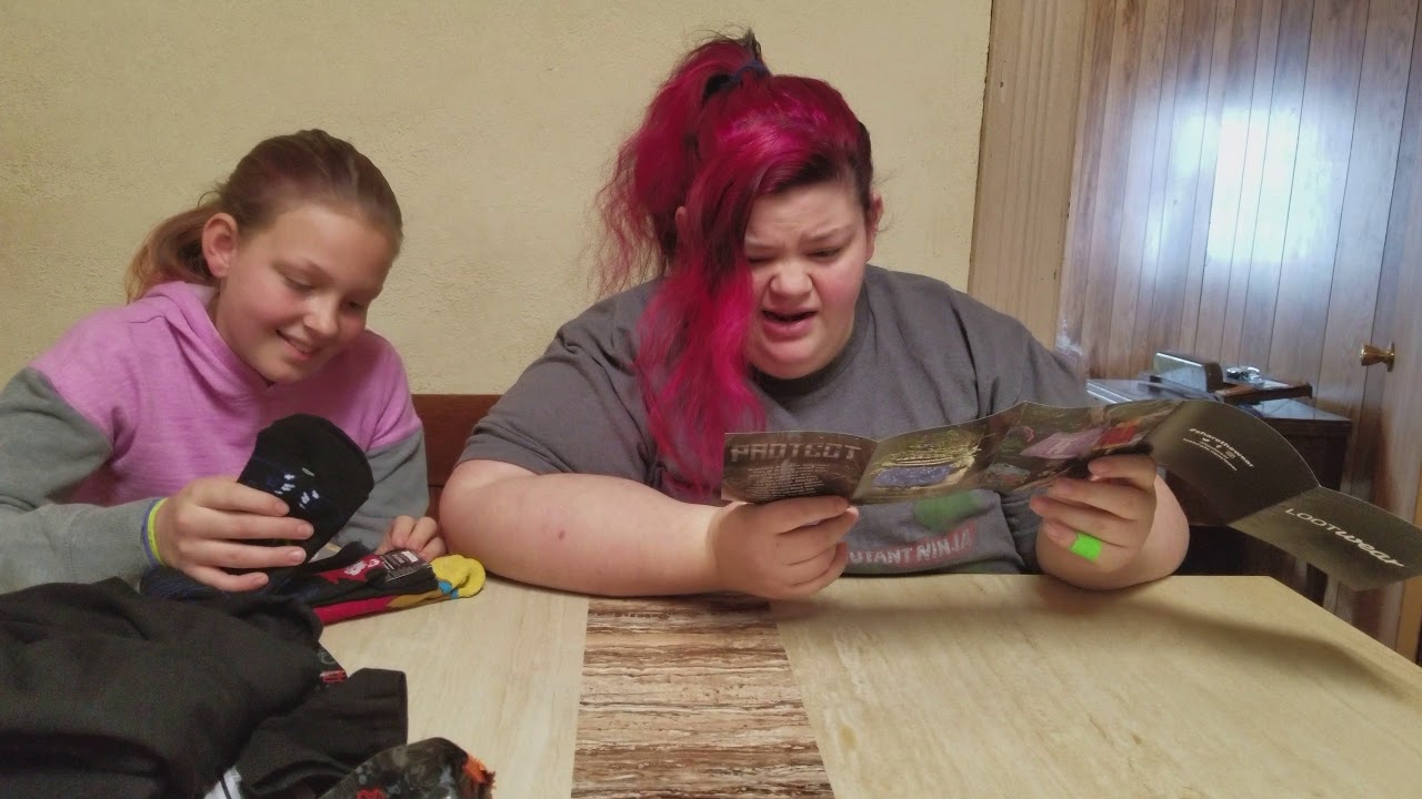 Loot crate Feb 2018 socks and wearables