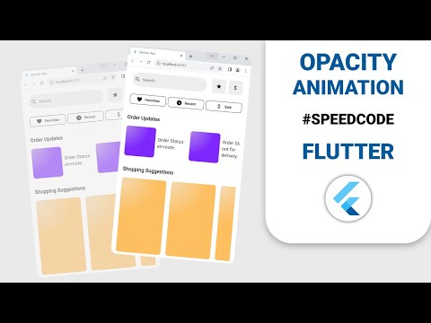 Opacity Animation Flutter