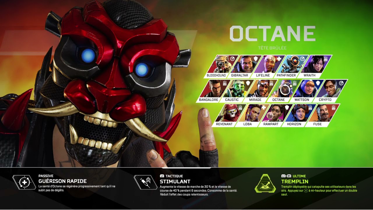 Apex test armes et personnage