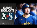 A&#39;s vs. Mariners Game Highlights (5/10/24) | MLB Highlights