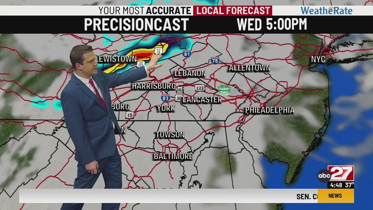 Brett's Wednesday Morning First Forecast - YouTube