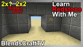 Hidden Doors - Learn Redstone With Me - Minecraft Java 1.15.2