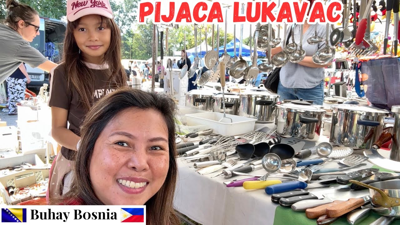 Pijaca u Lukavcu, Bosna | Flea market in Bosnia