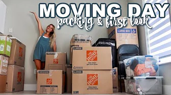 MOVING PART 1: packing and moving out, seeing our new house
