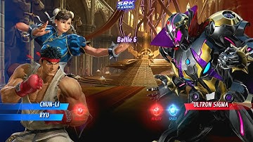 Marvel VS Capcom Infinite - Ryu & Chun Li VS Ultron Sigma