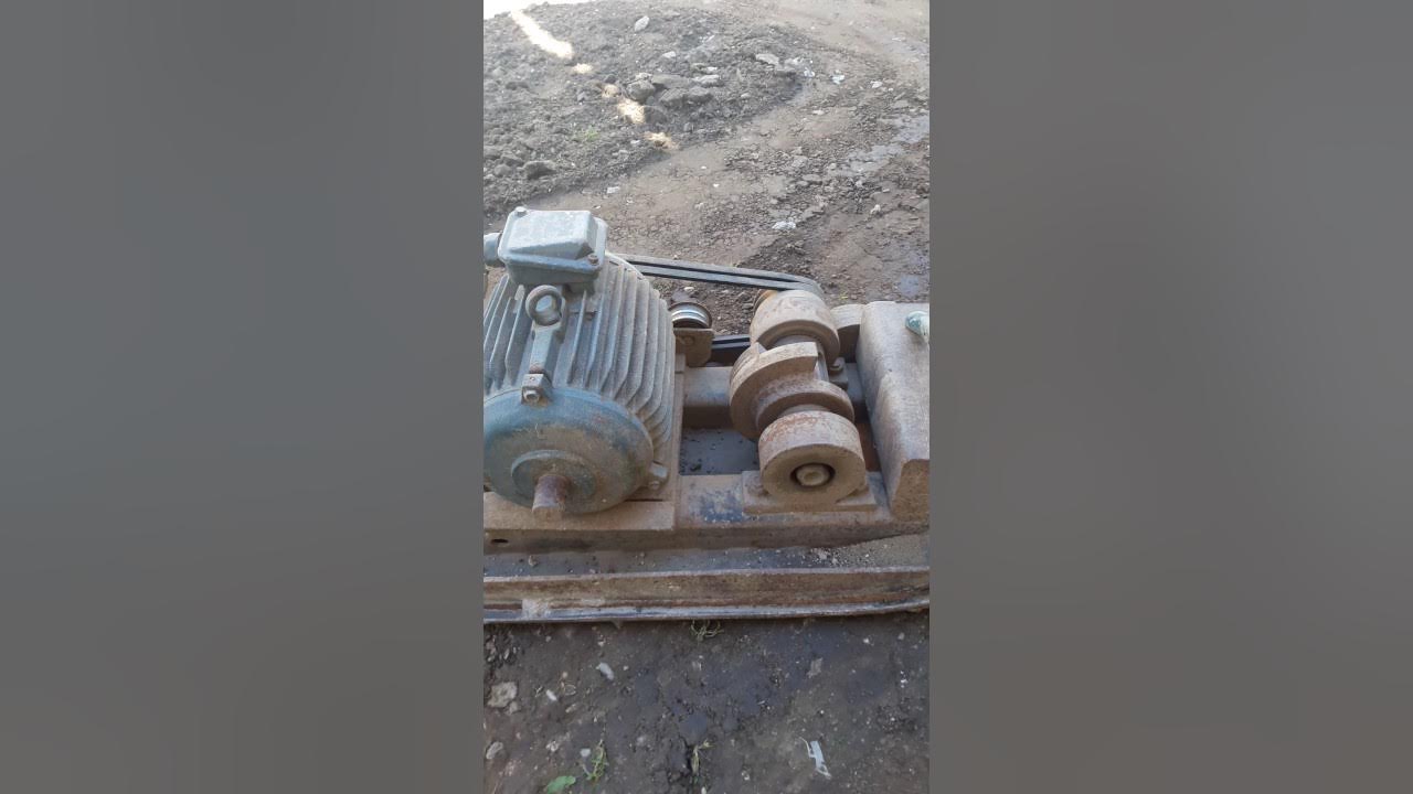 Виброплита самодельная - YouTube