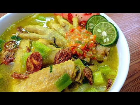 Resep Soto Ceker Sayap Ayam