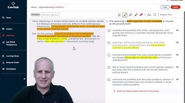 Identifying a Flawed Response from One of Two LSAT Speakers w/ LawHub Logical Reasoning Drill Set 11