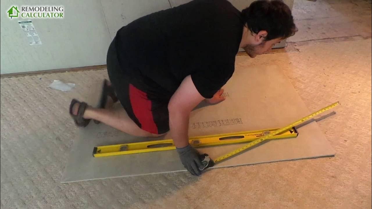 How to Cut Cement Board (HARDIE Backer Board) for Tile DIY YouTube