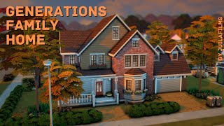 Семейный дом│Строительство│Generations Family Home│SpeedBuild [The Sims 4]