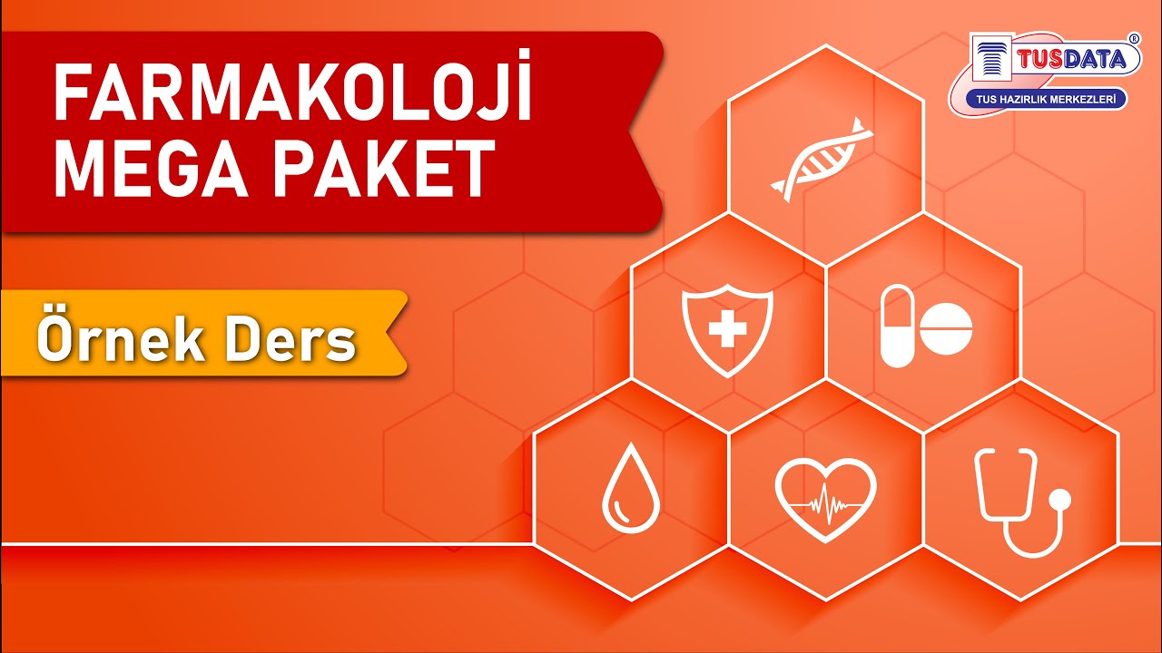 Mega Paket Farmakoloji | Hedef 70 Soru Kampı Çalışma Soruları - 1