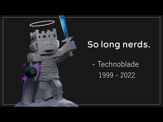 R.I.P. technoblade 1999-2022 😔👑 : r/Technoblade