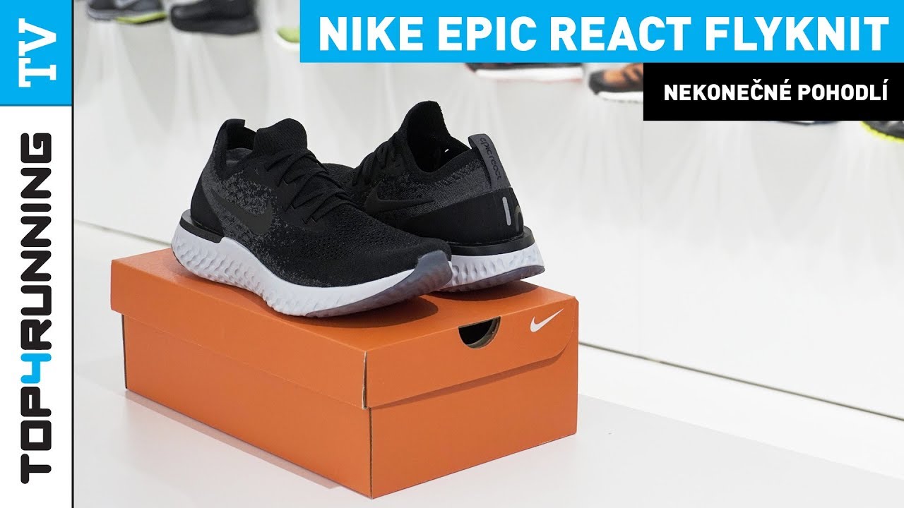 👟 TOP4RUNNING TV UNBOXING Nike Epic React Flyknit 🖤 Black  👈