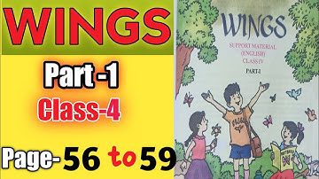 Wings class 4 Part-1 Lesson -3,page 56- 59, activity- 8 @StudyMapping