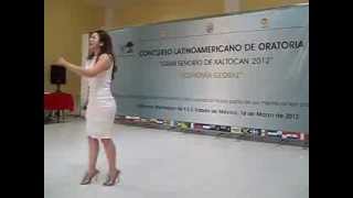 Concurso Latinoamericano de Oratoria 2012 Maricela Gastelú Userralde  Estado de México