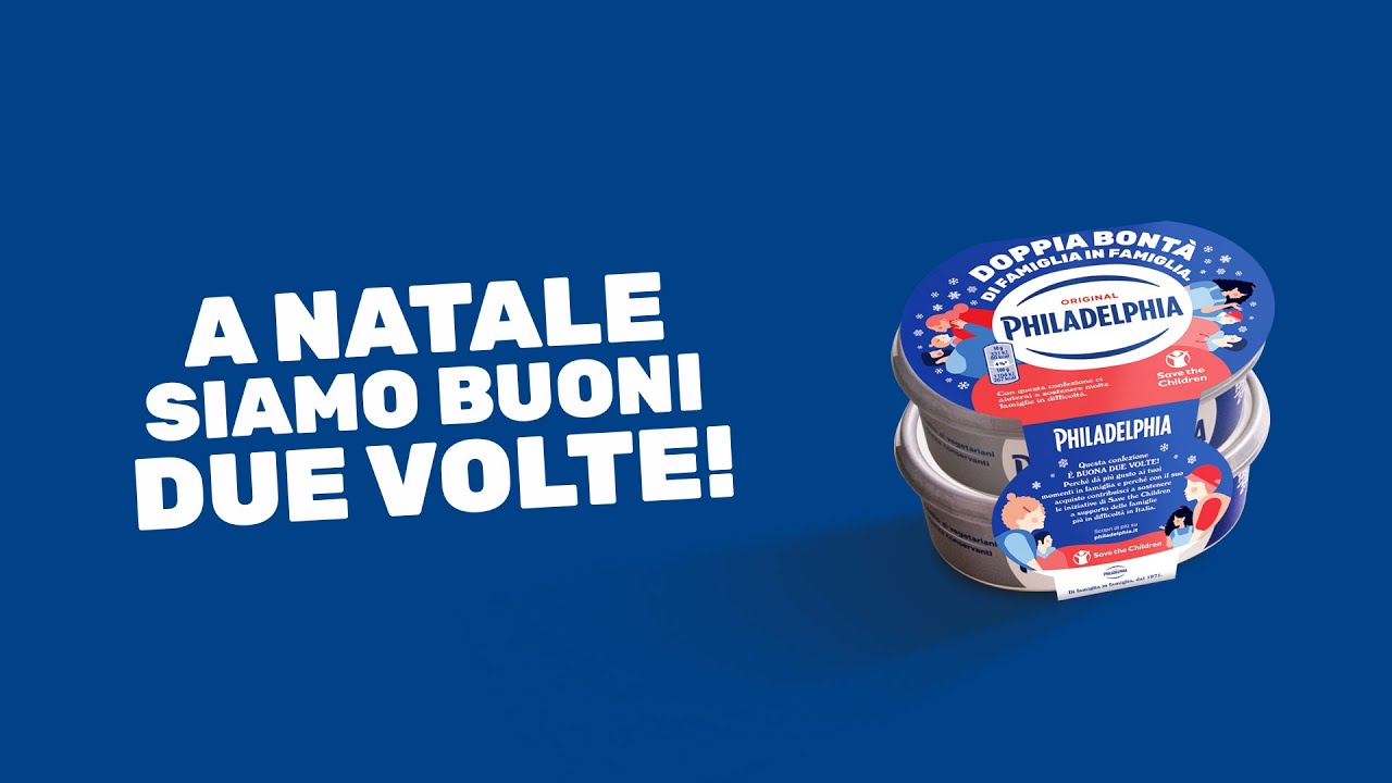 Il pack “doppia bontà” di Philadelphia come gesto di cuore