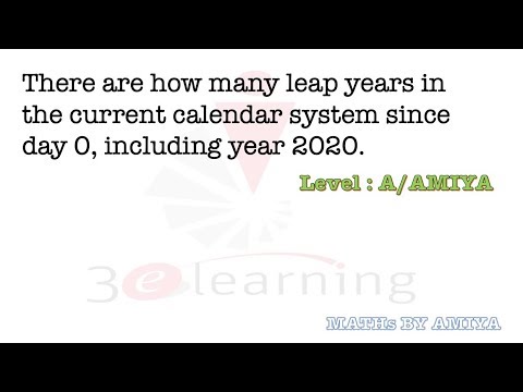 Leap Year : Must for SSC BANK CMAT SRCC