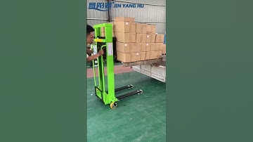 PortableSelf Loading  Stacker-- Solution of loading and unloading goods for Truck