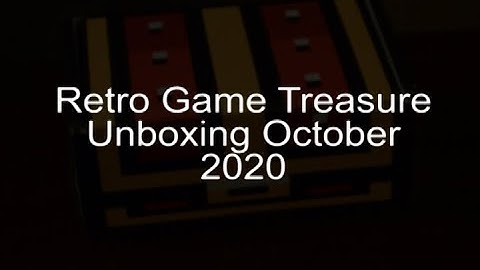 Retro Game Treasure Unboxing October 2020-AngryMonkeyGames