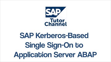 SAP Kerberos Based Single Sign On to Application Server ABAP