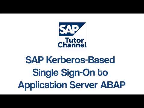 SAP Kerberos Based Single Sign On to Application Server ABAP