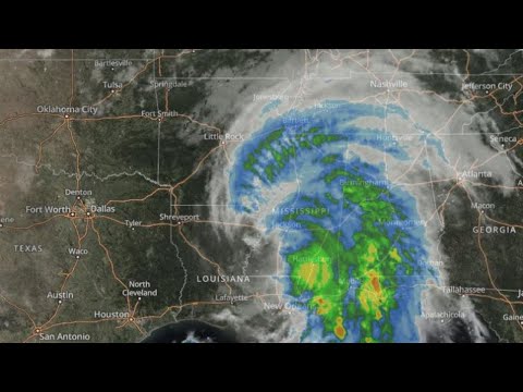 Wideo: Czy huragan ida uderzy w Missisipi?
