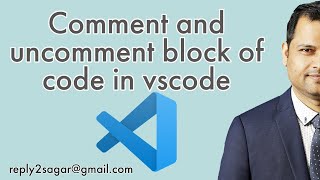 Comment and uncomment block of code in vscode | shortcut key to comment code Net Worth