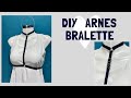 DIY Arnés bralette con vista de argollas//Harnees bra + patrón gratis