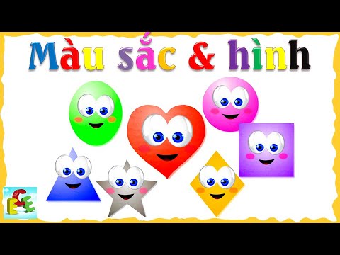 Dạy bé học màu sắc phân biệt màu sắc và hình dạng tiếng Việt | Giáo dục trẻ em ECE - youtube