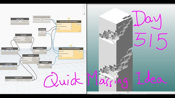 Everyday Revit (Day 515) - A quick massing exercise using Face-Based Family and Dynamo