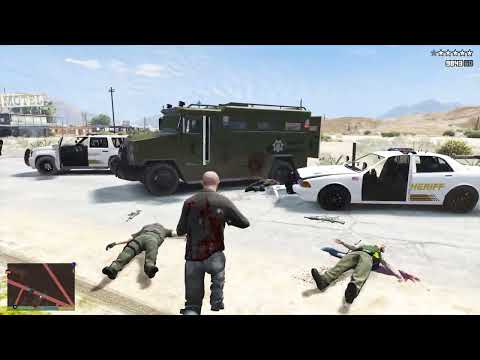 GTA 5 - Meth Lab Shootout + Ten Star Escape