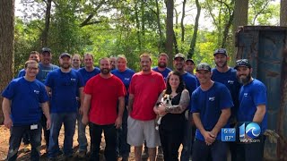 Community takes over home renovation project for family of man injured in car accident