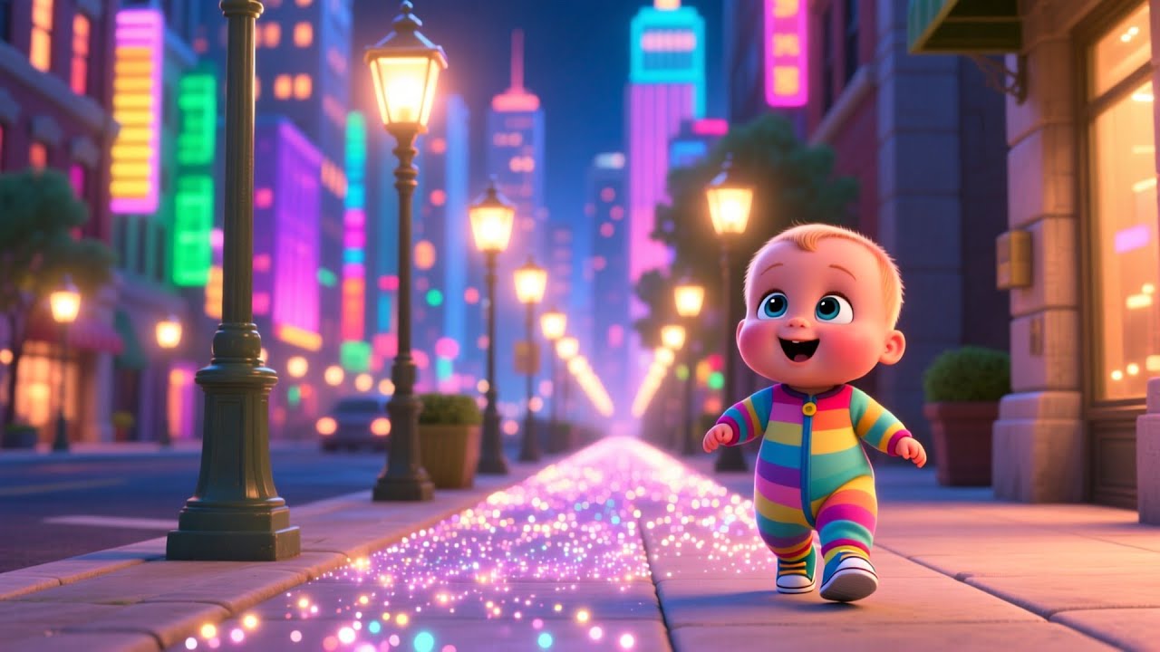 City Lights With Baby | Nursery Rhyme Song for Kids