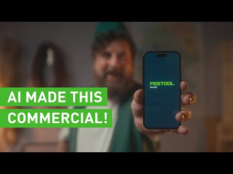 AI generated Commercial - Festool Work App