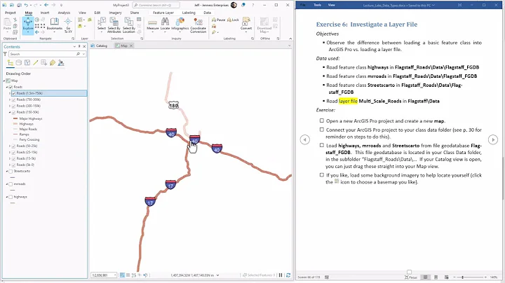 Data Types in ArcGIS Pro:  Lab Exercise 6