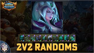 Minion Masters 2v2 Randoms - Morellia + Accursed - High Elo Gameplay -  No Commentary - Chill screenshot 3