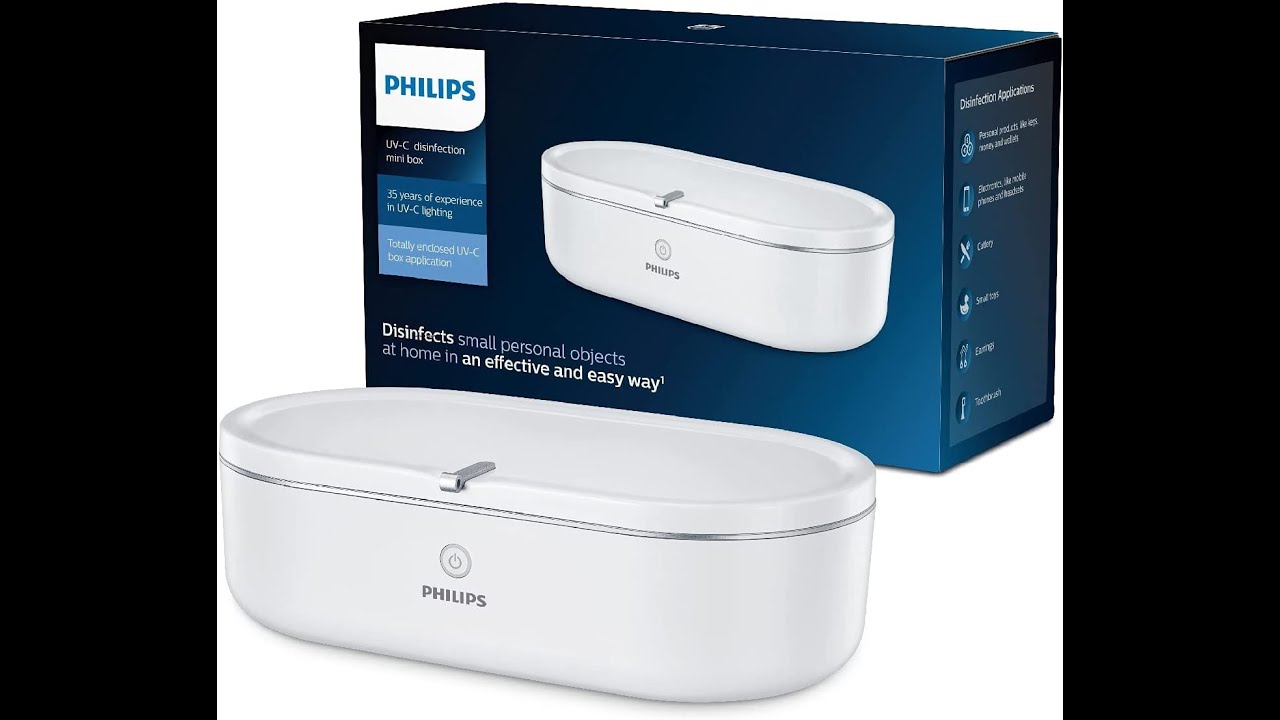 Philips Lighting Mini Box UV C per la Disinfezione di Oggetti, 4W, Bianco  Amazon it Casa e cucina