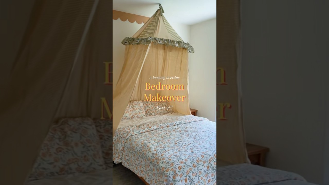 Part 3 of my daughter’s big girl bedroom makeover!!