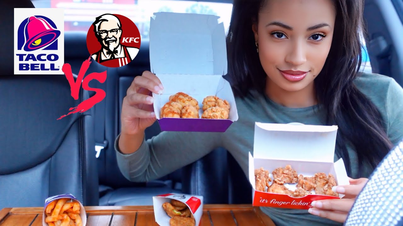NEW Taco Bell Nuggets VS. KFC: Bet You Can't Guess Who Will Win! - YouTube